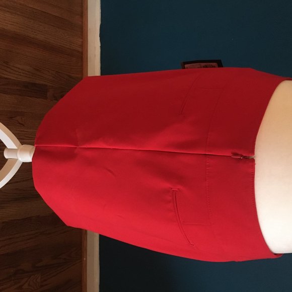 Red Worthington A-line skirt with tags - Picture 3 of 3